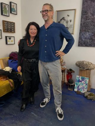 Ve čtvrtek jsem měl tu čest přivítat v mém atelieru americkou kurátorku Lisu M. Berman❣️🖤 Nejvíc ji slušel náhrdelník...